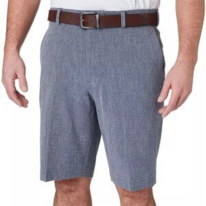 Walter Hagen Flat Front Textured Grid Golf Short Big & Tall Size 50 Hydrodri